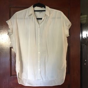 Madewell white button up
